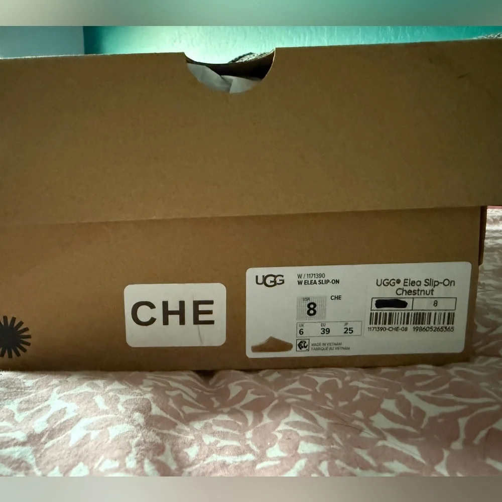 NIB Chestnut UGG Elea slip-ons! - Picture 2 of 5